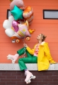 BALON ROLKA RÓŻOWY 29'' 74cm
