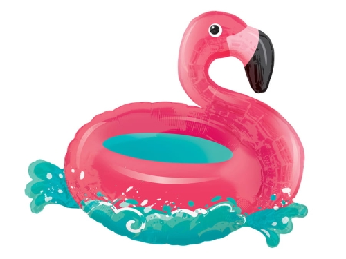 BALON FLAMING KÓŁKO DO PŁYWANIA RÓŻOWY 30" 76cm