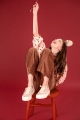OPASKA MINNIE CEKINY RÓŻOWE ZŁOTO