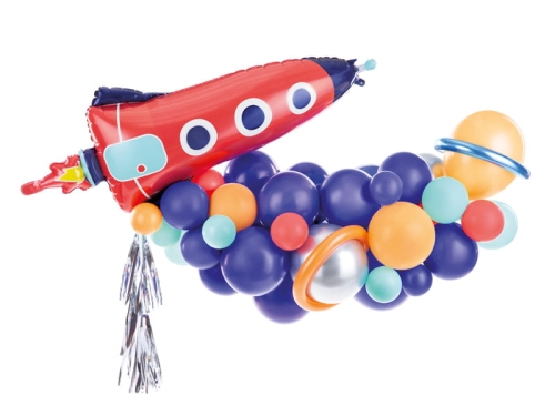 GIRLANDA BALONOWA RAKIETA 1,5m
