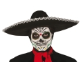 SOMBRERO CZARNO-BIAŁE