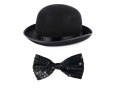 ZESTAW CHARLIE CHAPLIN CZARNY 2el