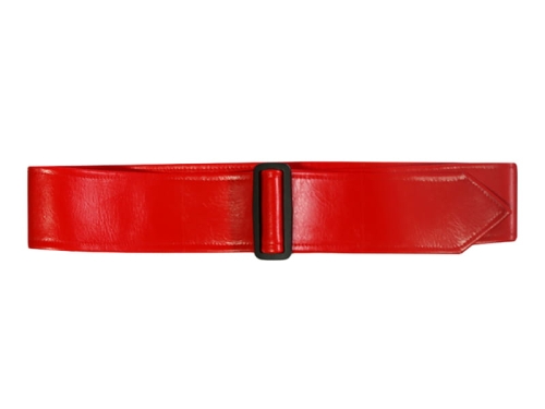 PAS EKO SKÓRZANY CZERWONY 105cm