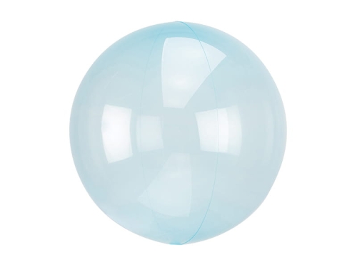 BALON OKRĄGŁY CRYSTAL NIEBIESKI 18'' 45cm