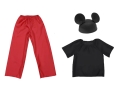 ZESTAW MYSZKA MICKEY CZARNO-CZERWONY 98-110 3el