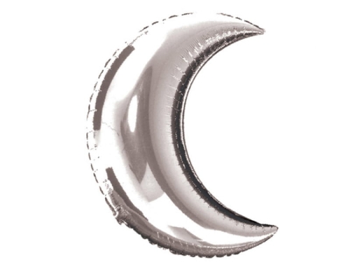 BALON KSIĘŻYC SREBRNY 29'' 74cm