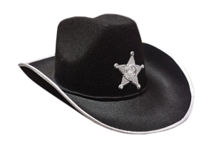 KAPELUSZ SZERYFA GWIAZDA FILC CZARNY
