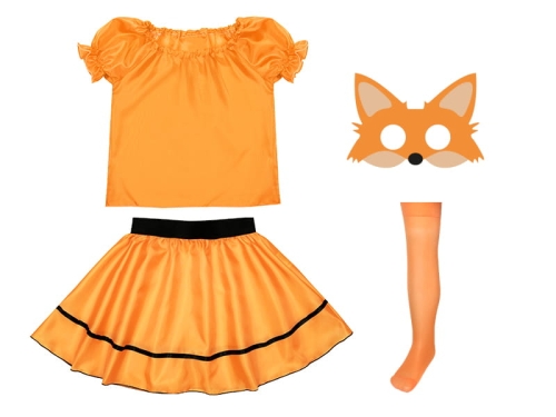 ZESTAW LISEK POMARAŃCZOWY 98-110 4el