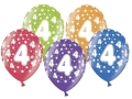 BALONY 4 BIRTHDAY MIX 30cm 5szt