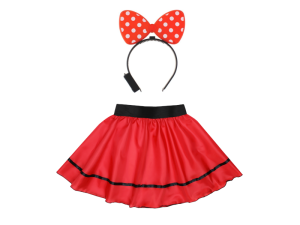 ZESTAW MYSZKA MINNIE CZERWONA 2el