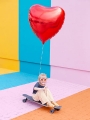 BALON SERCE CZERWONY 28'' 72cm