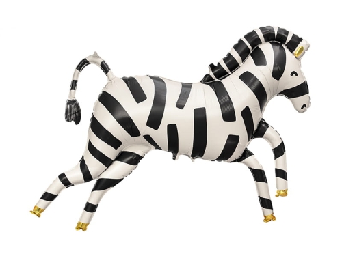 BALON ZEBRA BIAŁO-CZARNY 45'' 115cm