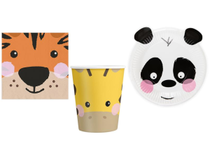 ZESTAW URODZINOWY ZWIERZĄTKA 9szt