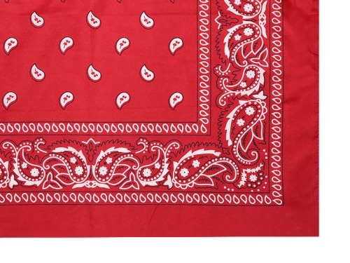 CHUSTA KOWBOJ CZERWONA 53x53cm