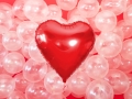BALON SERCE CZERWONY 24'' 61cm