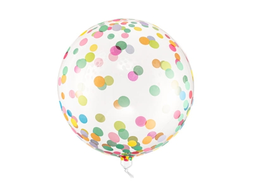 BALON KULA KOLOROWE KROPKI 16'' 40cm