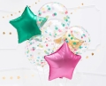 BALON KULA KOLOROWE KROPKI 16'' 40cm