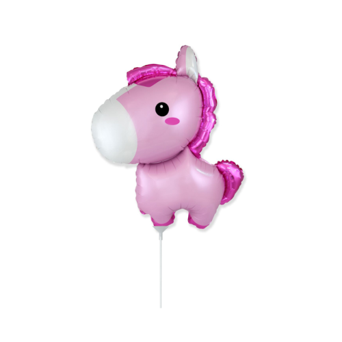 BALON KONIK RÓŻOWY 14'' 36cm