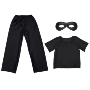 ZESTAW SUPERBOHATER CZARNY 116-128 3el