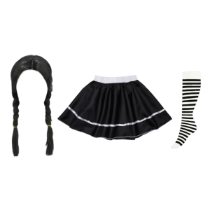 ZESTAW WEDNESDAY CZARNY L 3el