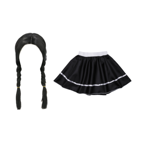 ZESTAW WEDNESDAY CZARNY S/M 2el