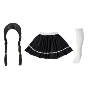 ZESTAW WEDNESDAY CZARNY L 3el