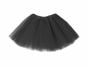 SPÓDNICZKA TIULOWA TRÓJWARSTWOWA CZARNA 28cm