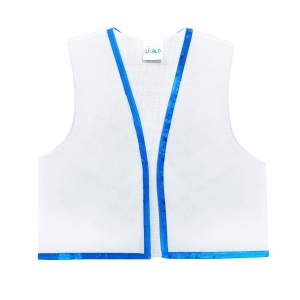 KAMIZELKA MARYNARZ WIGOFIL BIAŁO-NIEBIESKA 116-128