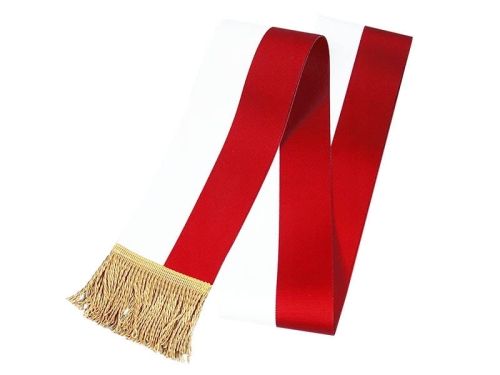 SZARFA NARODOWA BIAŁO-CZERWONA 10x150cm