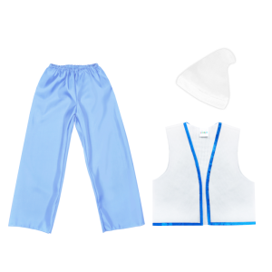 ZESTAW SMERF BIAŁO-BŁĘKITNY 98-110 3el