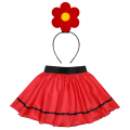ZESTAW KWIATEK CZERWONY S/M 3el