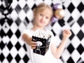 PUDEŁKA NA POPCORN SZKIELET CZARNE 6szt