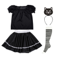 ZESTAW KOTEK CZARNY 134-140 5el