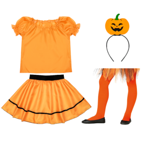 ZESTAW DYNIA POMARAŃCZOWY 134-140 5el