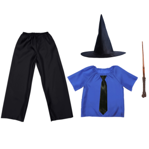 ZESTAW RAVENCLAW NIEBIESKO-CZARNY 116-128 5el