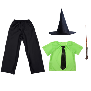 ZESTAW SLYTHERIN ZIELONO-CZARNY 134-140 5el