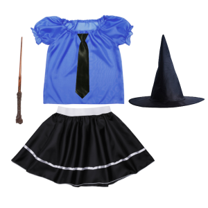 ZESTAW RAVENCLAW NIEBIESKO-CZARNY 116-128 5el