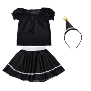 ZESTAW CZARODZIEJKA CZARNY 98-110 3el