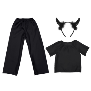 ZESTAW DIABEŁEK CZARNY 98-110 3el