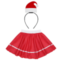 ZESTAW MIKOŁAJ CZERWONY S/M 3el
