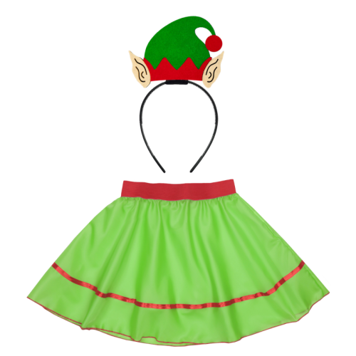 ZESTAW ELF ZIELONY S/M 3el