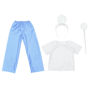 ZESTAW ZIMA BIAŁO-BŁĘKITNY 98-110 4el