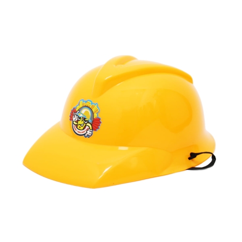 KASK BUDOWNICZY NALEPKA ŻÓŁTY