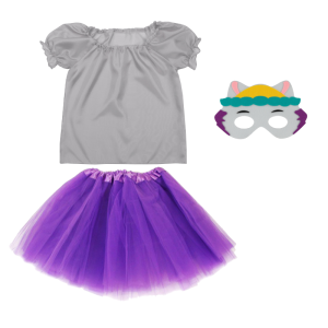 ZESTAW EVEREST PSI PATROL SZARO-FIOLETOWY 98-110 3el