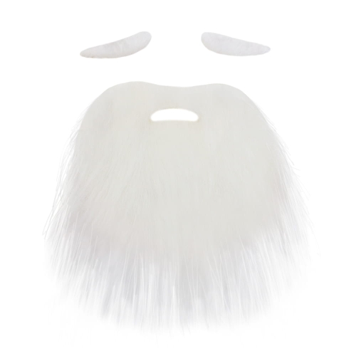 ZESTAW BRODA BRWI MIKOŁAJA BIAŁE