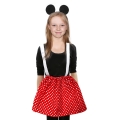 ZESTAW MYSZKA MINNIE CZARNO-CZERWONY 2el