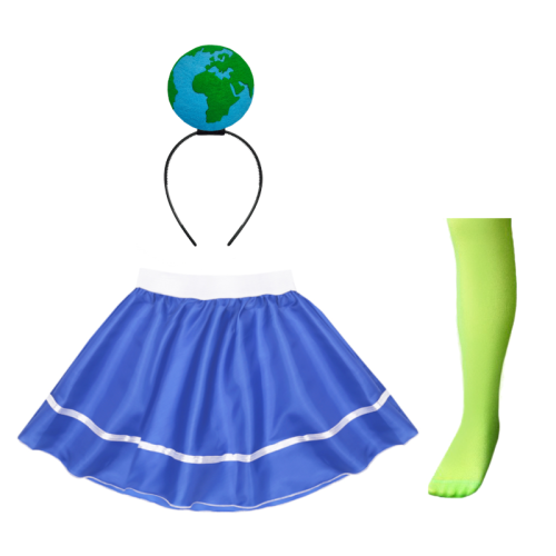 ZESTAW PLANETA ZIEMIA NIEBIESKI L 4el