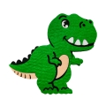 PRZYPINKA DINOZAUR FILCOWA ZIELONA 15x14cm