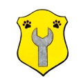 ZESTAW RUBBLE PSI PATROL BRĄZOWO-ŻÓŁTY 134-140 5el