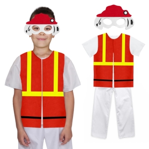 ZESTAW MARSHALL PSI PATROL BIAŁO-CZERWONY 98-110 4el